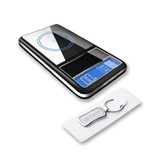 AMPUT @Digital Touch Screen Mini Pocket Scale Counting, Jewelry Gram Weighing Balance, Gem Carat Scale 0.01g-500g + A Keychain by AMPUT