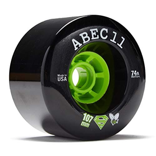 Abec11 Superfly Longboard Wheels - 107mm 74a Black