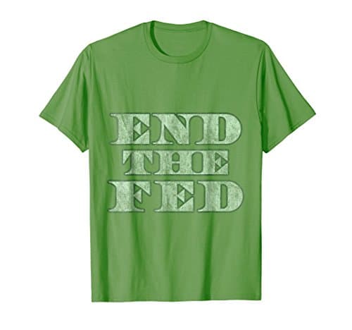 Mens End the Fed T-Shirt Medium Grass