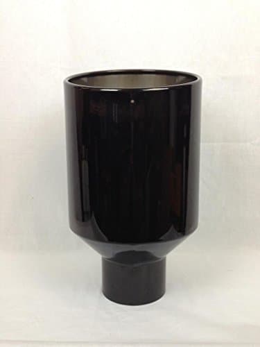 5" Inlet 10" Outlet 18" Long Rolled AngleMidnight Black Chrome Diesel Performance Exhaust Tip