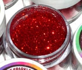 Hologram Red Non-Edible Cake Decorating Glitter