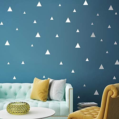 1 Set Tofok Triangle Wall Sticker Vinyl Wallpaper Creative Art Decal Geometric Pattern Nursery Wall Decor Children Bedroom Wall Poster