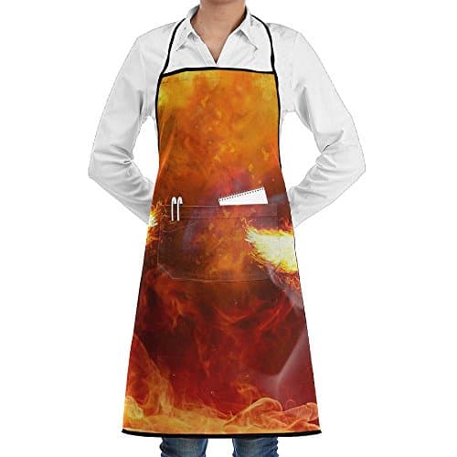Abstract Firebirds Sewing Aprons With Pocket Kits Adjustable Home Kitchen Apron