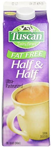 Tuscan Dairy Half and Half Fat Free Ultra-Pasteurized Quart, 32 Oz