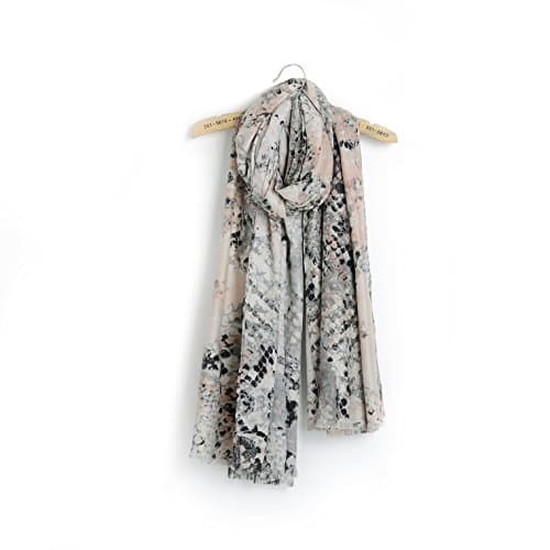 Synthiiz Scarf Shawl Wrap With Satin Surface Pashmina Large Size For Woman (light pink)