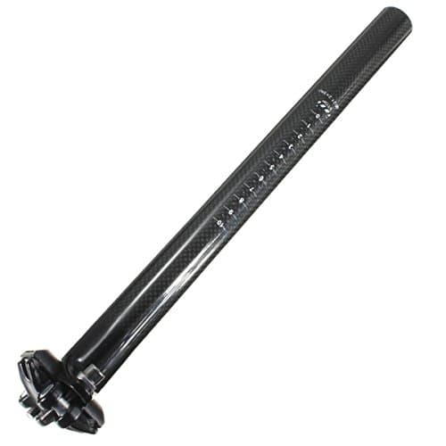 Cyclemann Ultralight Light Weight Hight Performance 100% T800 3K Carbon Fiber Seat Post Seatpost 400 mm (31.6X400 mm)
