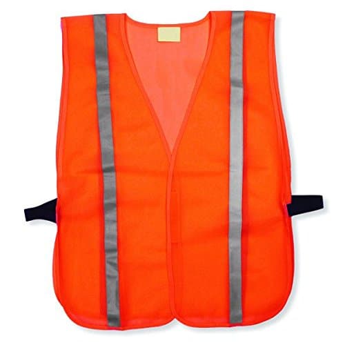 TruForce General-Purpose Mesh Safety Vest, Orange w/ 1" Silver Stripes (19 Pack)