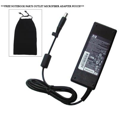 HP 19V 4.74A 90W replacement AC Adapter For HP G60 series: HP G60-428CA, HP G60-430CA, HP G60-433CA, HP G60-437CA, HP G60-438NR, HP G60-439CA, HP G60-440US, HP G60-441US, HP G60-442OM, HP G60-443CL, HP G60-443NR, HP G60-445DX, 100% Compatible with ED494AA#ABA, ED495UT#ABA, KG298AA, NW199AA#ABA, PA-1900-08H1, PA-1900-08H2, PA-1900-18H2, PPP014H-S, PP014L-SA.***Free Notebook Parts Outlet Microfiber Adapter Pouch***