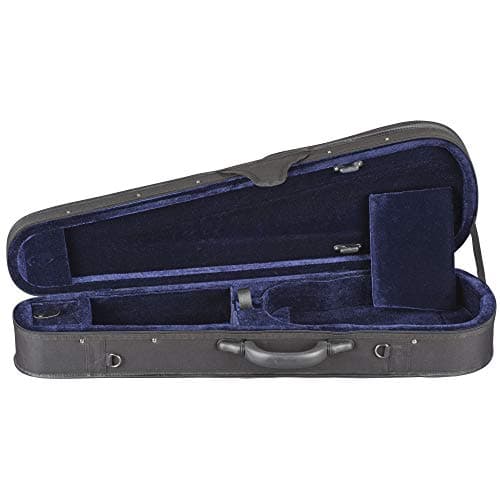 Toshira Shaped Violin Case Black Blue 1/2 Size