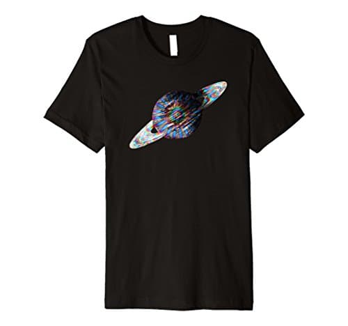 Psychedelic Saturn Premium Teeshirt