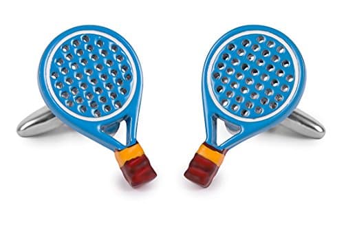 SoloGemelos - White Paddle Racket Cufflinks - Men