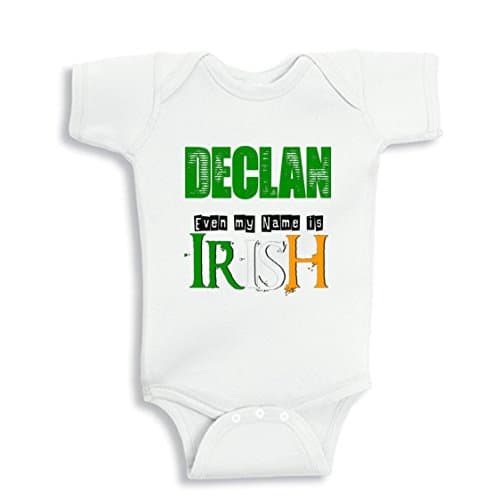 Baby's Personalized Even My Name is Irish Bodysuit
