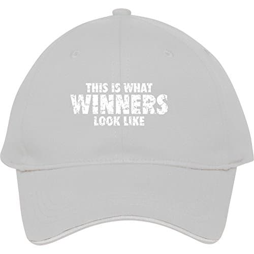 Adjustable This Is What Winners Look Like W White Cotton Baseball Cap Snapback Hat Sport Snapback Male/female