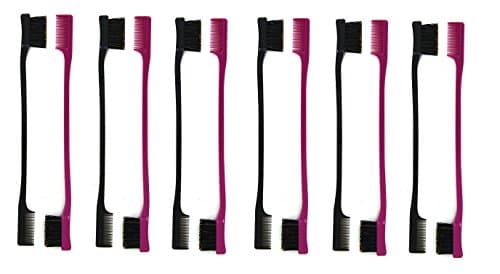 MayaBeauty Double Sided Edge 12 piece combo (6 pink & 6 black)