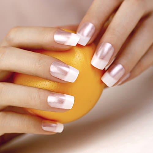 ArtPlus Fake Nails Kit 24pcs x 4 (4-Pack) White Pearl Elegant Touch French Manicure False Nails with Glue Full Cover Long Length 4 Boxes in 1 Premium Pack Buy 3 Get 1 Free