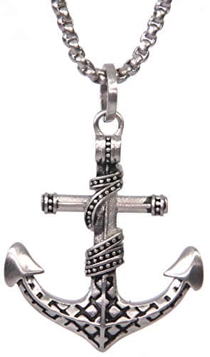 James Dean Anchor Pendant Necklace