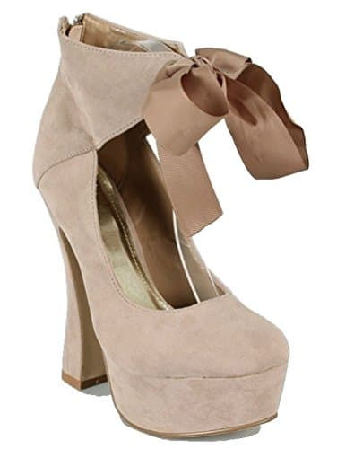 Capture Taupe Suede Chunky Heel Platform Pump Ankle Boots