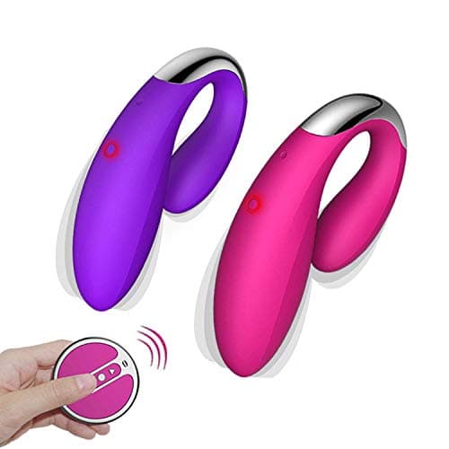 WQNFJ Tshirt Waterproof 10 Speed Wireless Remote Control USB Rechargeable Daul Víbrátór Sexsb Toys For Women Couple G Spot Clitoral Ma^ssagér,rose red