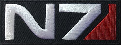 Mass Effect N7 Logo Embroidered Tactical Morale Jacket Patch - Iron/Sew on
