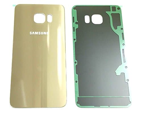 New OEM Battery Back Cover Glass Panel with Adhesive Preinstalled For Samsung Galaxy S6 Edge+ Plus G928 G928A G928P G928T G928V G928R ~ GOLD + Screen Protector ~ USA