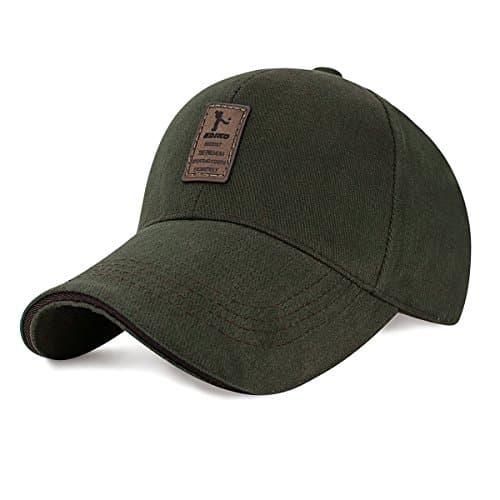 CHOSUR Baseball Cap for Men Women Unstructured Snapback Dad Hat Polo Style Low Profile Sporting Hat (Army Green)