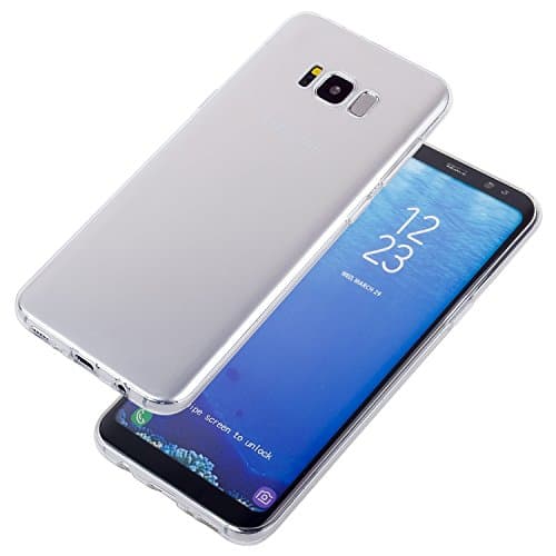 HSKY Samsung Galaxy S8 Plus Case 6.2 Inch 0.3 mm Ultra Thin Slim Fit Scratch-Resistant Crystal Clear Soft Flexible TPU Protective Back Cover