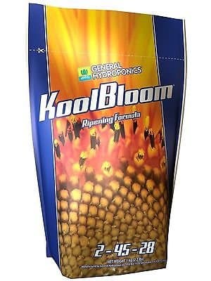 General Hydroponics DRY KOOLBLOOM 2.2 LBS Flower Booster GH Kool Bloom 2-45-2...