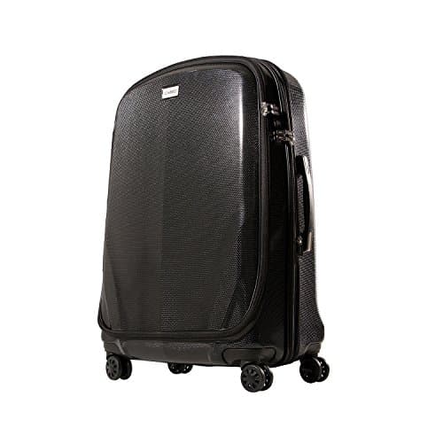 CASED One Hard Case Luggage (30" Checked Bag, Black)