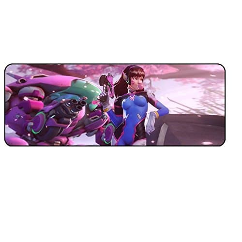 GALIGEIGEI Soft Smooth Gaming Mouse Pad Mouse Mat(31.5 "x 11.8"x0.08"), Design for Overwatch (DVA-4)