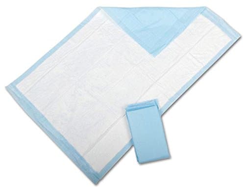 Economical Disposable Underpads with Moderate Absorbency, Fluff Filled, 23x36, Case of 150