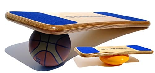 CoolBoard Premium Wobble Boards - Balance, Stabilisation & Core Training for All Abilities – Adjustable - For Fitness, Physio, Standing Desk, Sensory, ADHA, Dyslexia & Movement while Sitting