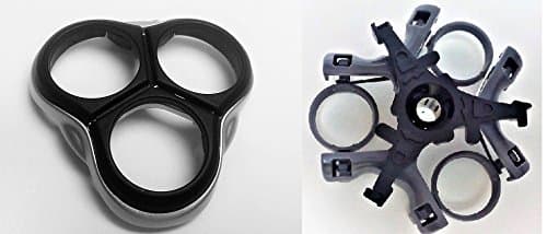 Black Shaver Razor Head Holder Cover + Frame Plate Beard for Philips Norelco HQ8880 HQ8885 HQ8894 HQ8890 HQ6075 HQ6090 HQ6095 HQ7120 HQ7140 Replacement New White