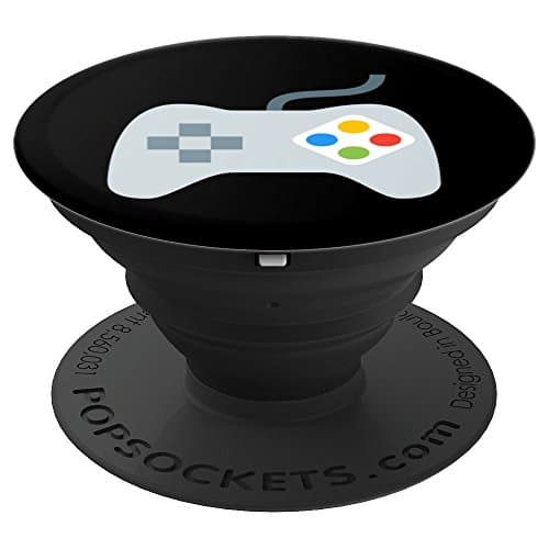 Gamer Console Controller Graphic Gift PopSockets PopGrip: Swappable Grip for Phones & Tablets