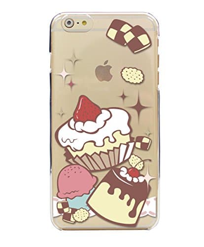 LEGAME Cute and Pop iPhone6 Plus 5.5 inches Smart phone case Hardcase Clear Snack Cake (03-038)