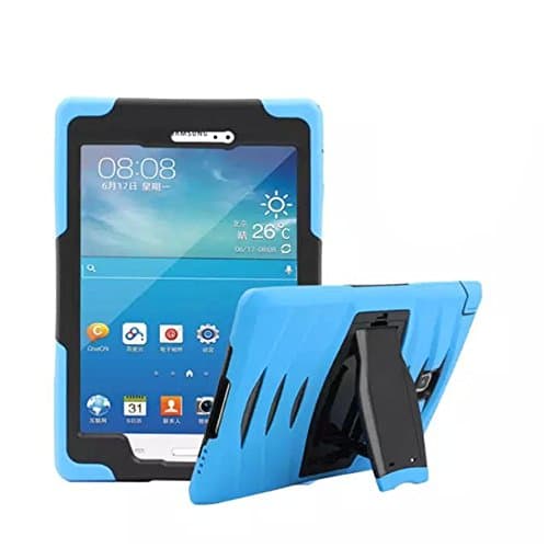 Samsung Galaxy Tab A 8"(SM-T350) Case,Shock Proof Slight waterproof armor hybrid case build in kickstand Protective Cover Case for Samsung Tab A 8.0 inch Tablet SM-T350 (Sky Blue)