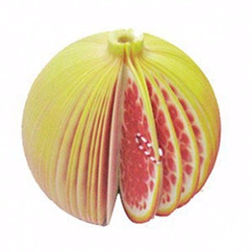 Gaobei 3D 6 Fruits Shaped Portable Mini Notes Memo Scratch Pads Paper Notepads - 2 Pack Ramdom