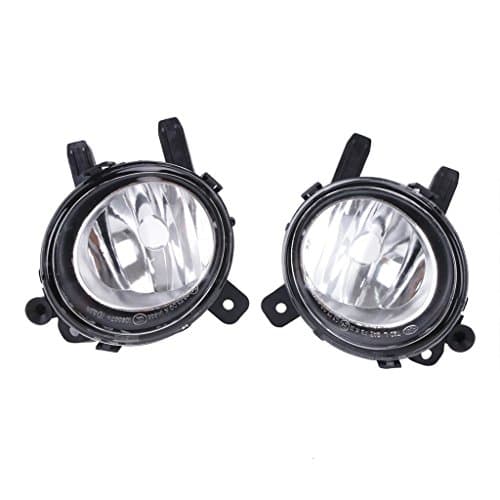 Left & Right Side Clear Case Glass Lens Bumper Fog Lights for 2012-2015 BMW F22 F30 F35 3 Series Left 63177248911 Right 63177248912