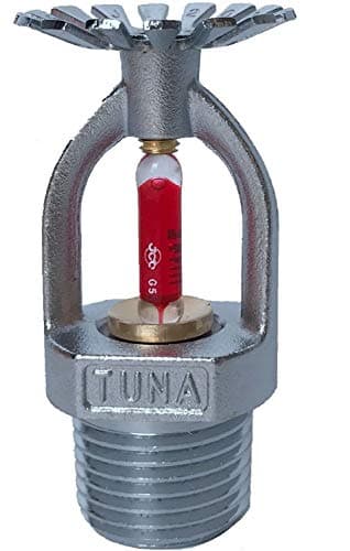 Tuna (4 Pack) UL Listed 1/2 NPT Fire Sprinkler Head 155°F (68°C) K=5.6 Pendent Spray K80 Standard Response for Automatic Fire sprinkler System Pendent Chrome