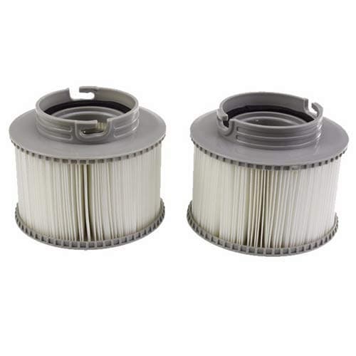 Replacement Pool Filter Cartridges MSPA Filter Cartridges Strainer for MSpa Bubble Hot Tub Spas Swimming Pool (2 PCS) Grey, Standard