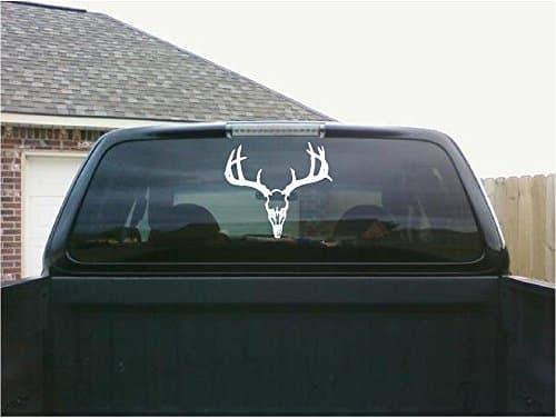 Buck Skull Size Small Wall or Auto Decal Sticker Home Decor 12" x 10.5"