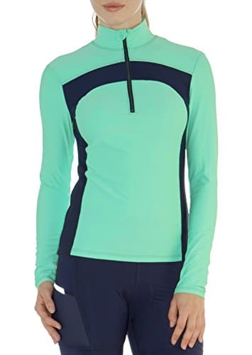 MooMotion Womens Pulse Long Sleeve Jersey Large Jade