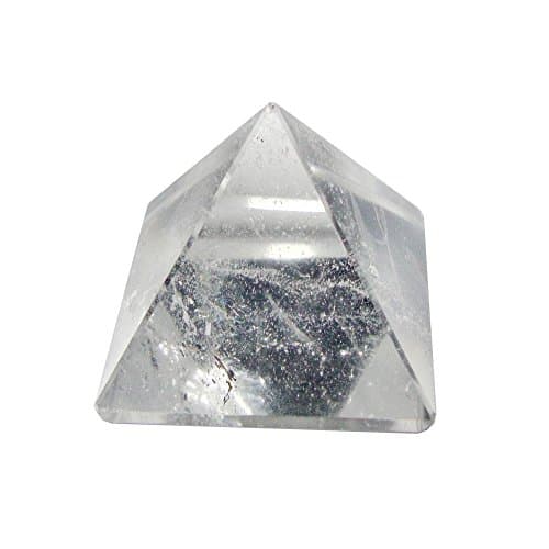 African Clear Quartz Crystal Pyramid Hi Class Range Energized Healing Crystal Gemstone Pyramid (Relaxation,Strong Relationship, Meditation,Healing, Energy; Positivity)
