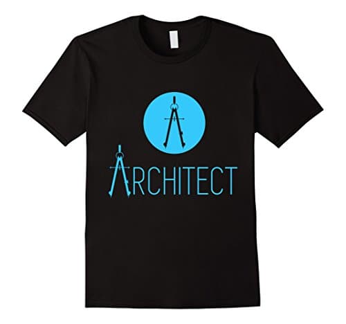 Mens Iam an Architect shirt Medium Black