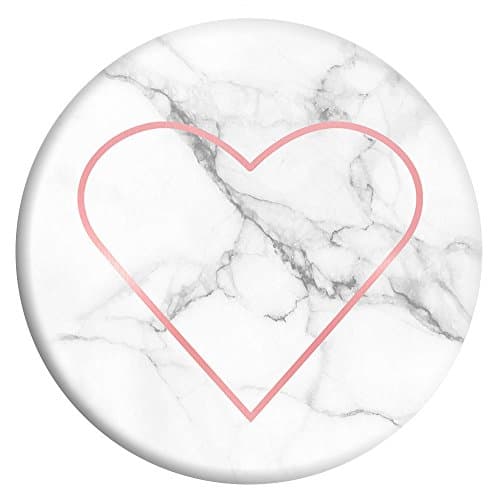 GreenJanice Multi Function Holder Expanding Stand Grip Mount For Smartphones-(Peach heart marble)