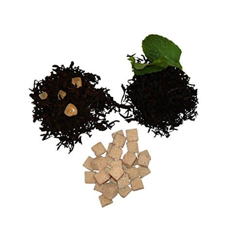 Nassim Tea Flavored Tea Combination Set - Persian Spice Tea (2oz) + Mint Tea (2oz) + Cinnamon Sugar Cubes (5oz)