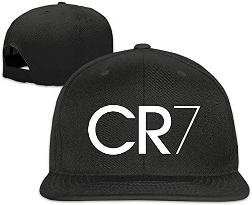Facsea Runy Custom CR7 Logo Adjustable Baseball Hat & Cap Black