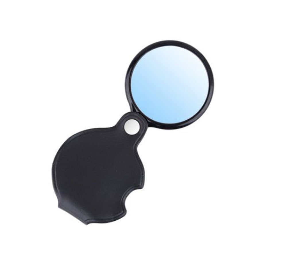 Portable folding magnifier 10x reading old HD handheld reading magnifier