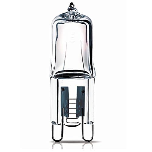 25w G9 Halogen oven lamp capsule for use within a Belling oven. 240v. 300° Heat tolerant light bulb