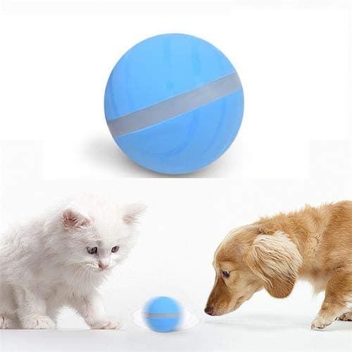 whenear Wicked Ball Interactive Cat Toy USB Electric 360 Degree Self Rotating Ball Automatic Light Pet Toy-One Piece