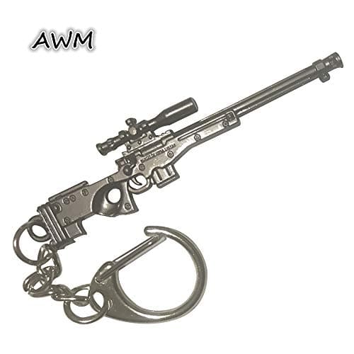 hebensi 4 Pcs Metal Keychain Including Level 3 Helmet Backpack 98K and Frying Pan Iron Key Ring Pendant for Playerunknown's Battlegrounds PUBG